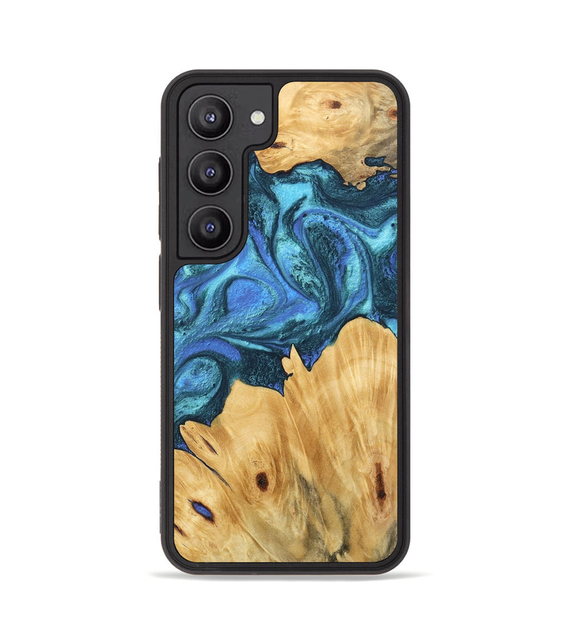 Galaxy S23 Wood Phone Case - Meyer (Blue, 746395)