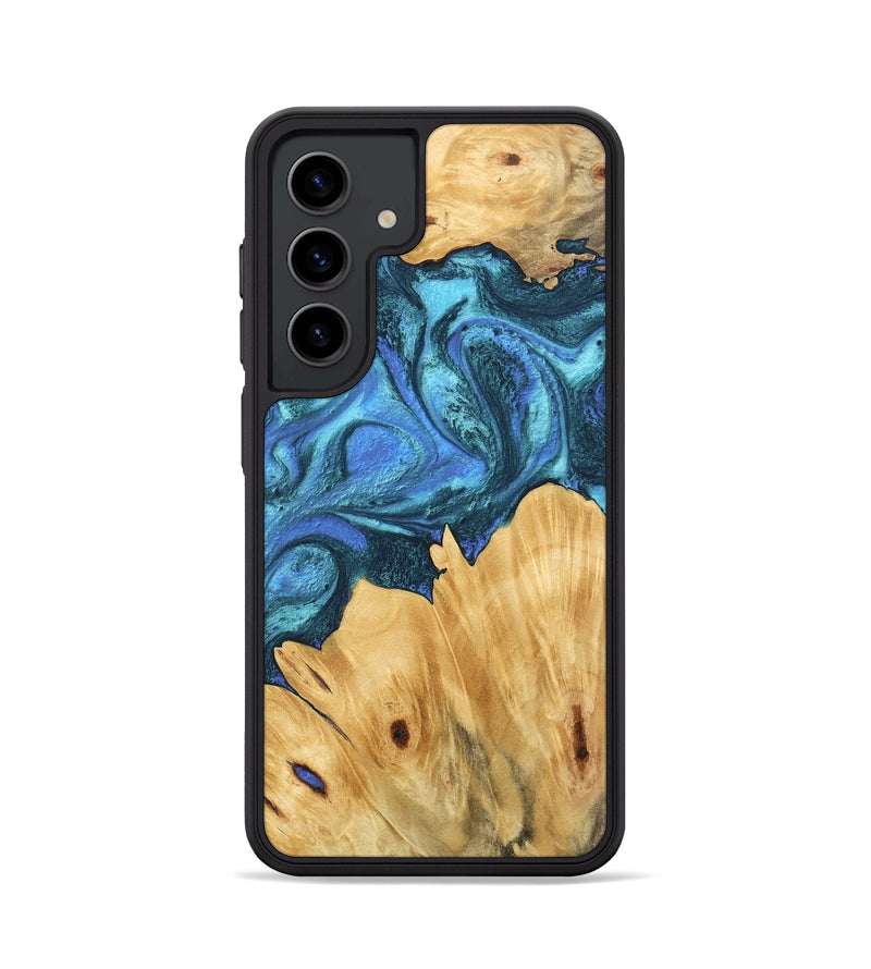 Galaxy S24 Wood Phone Case - Meyer (Blue, 746395)