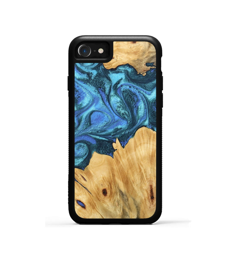 iPhone SE Wood Phone Case - Meyer (Blue, 746395)