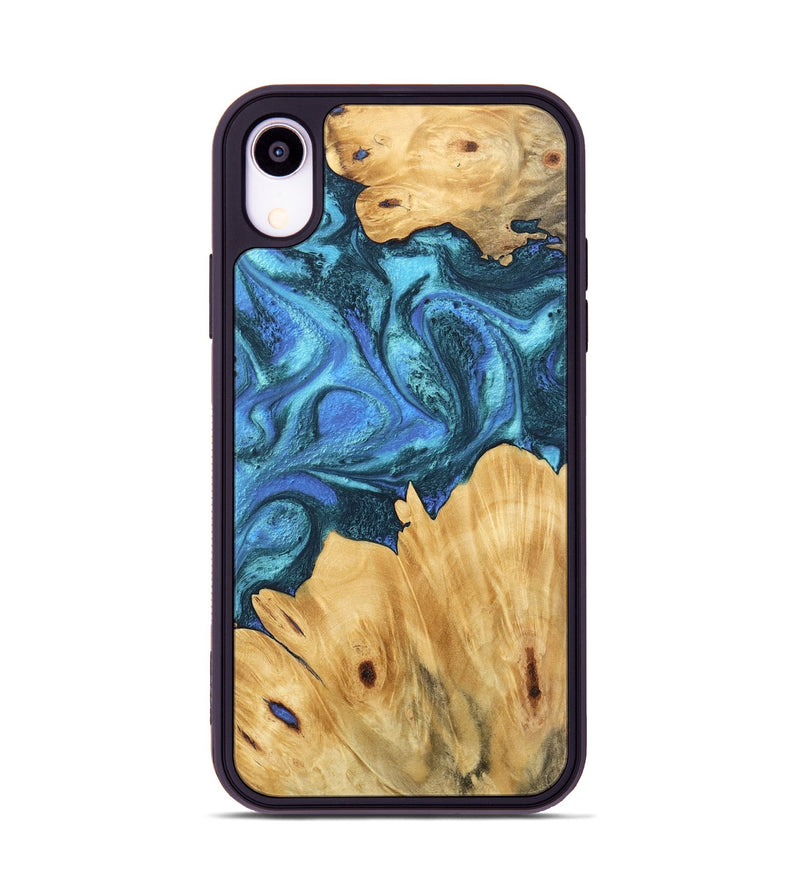 iPhone Xr Wood Phone Case - Meyer (Blue, 746395)