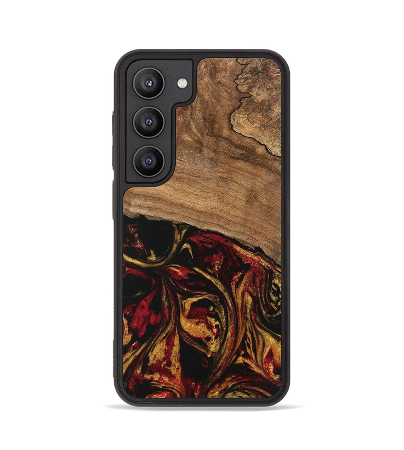 Galaxy S23 Wood Phone Case - Genesis (Red, 746398)