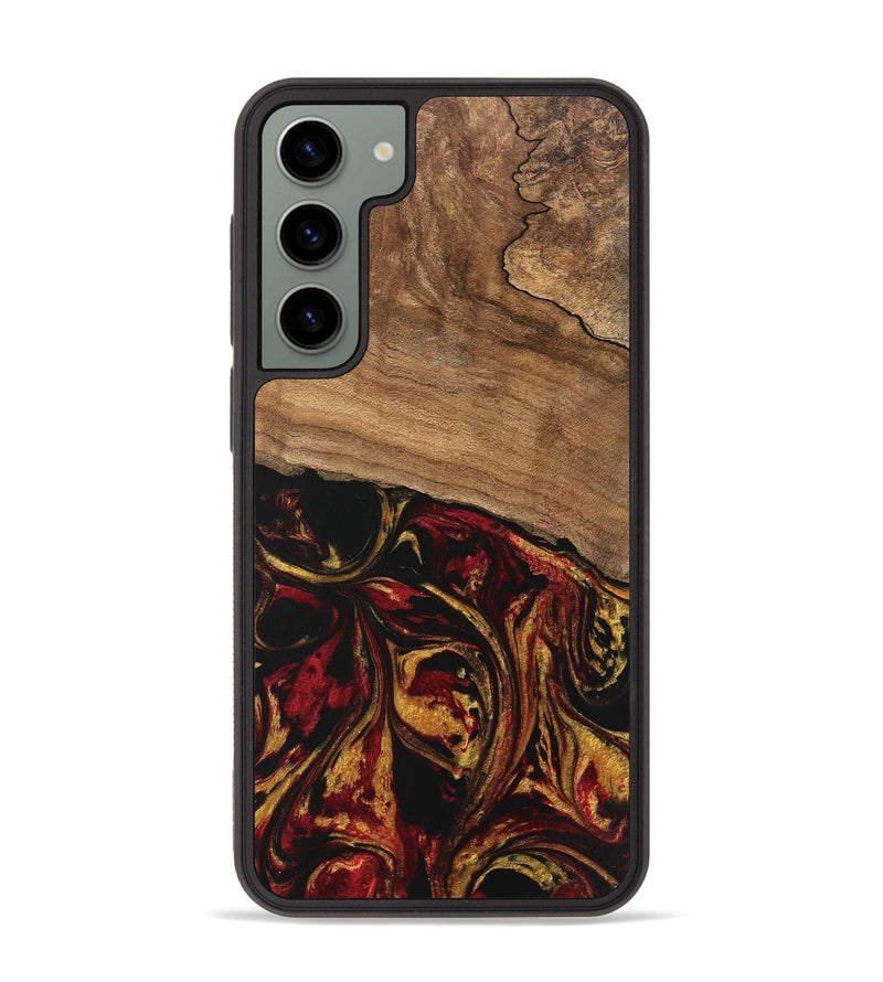 Galaxy S23 Plus Wood Phone Case - Genesis (Red, 746398)