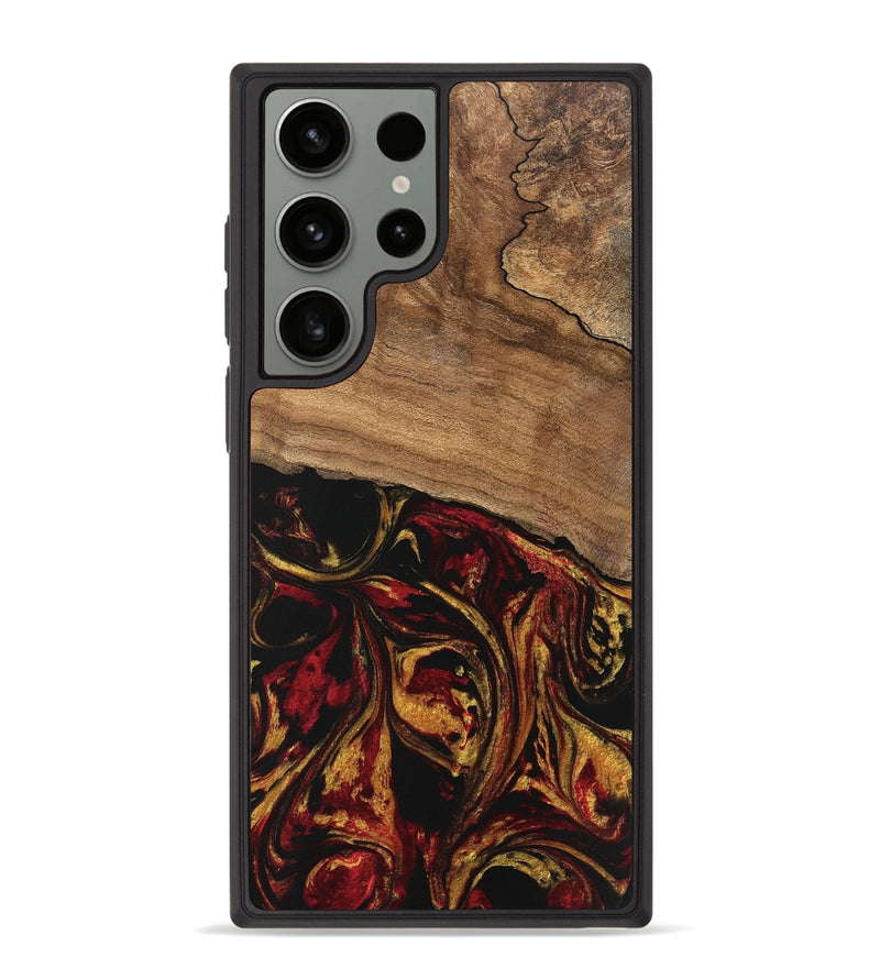 Galaxy S23 Ultra Wood Phone Case - Genesis (Red, 746398)