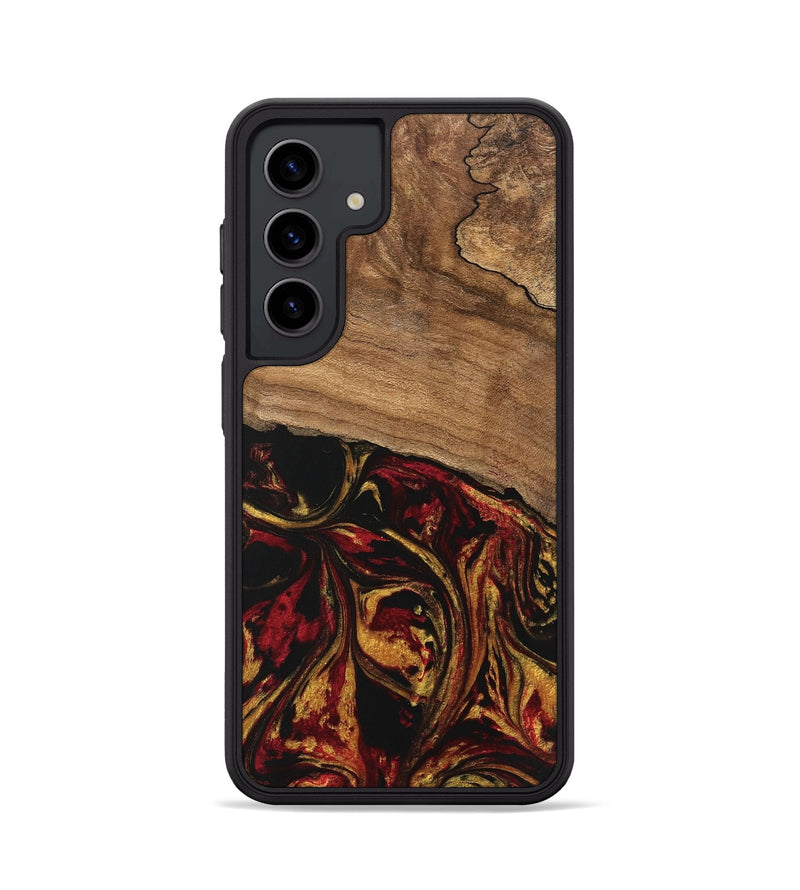 Galaxy S24 Wood Phone Case - Genesis (Red, 746398)