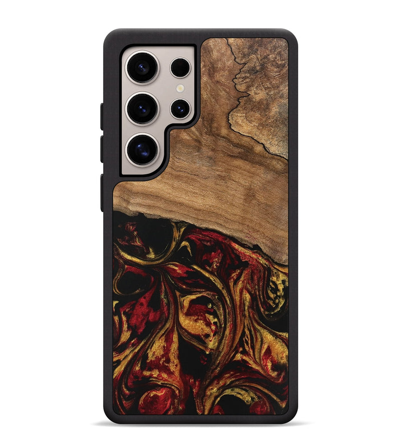 Galaxy S25 Ultra Wood Phone Case - Genesis (Red, 746398)