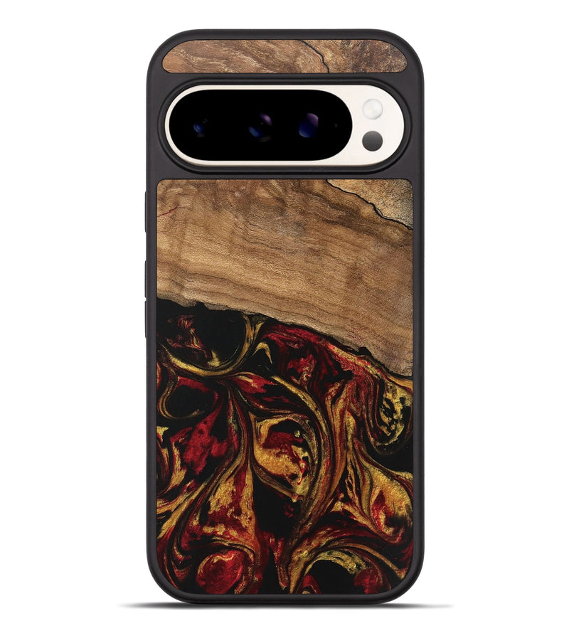 Pixel 9 Pro XL Wood Phone Case - Genesis (Red, 746398)