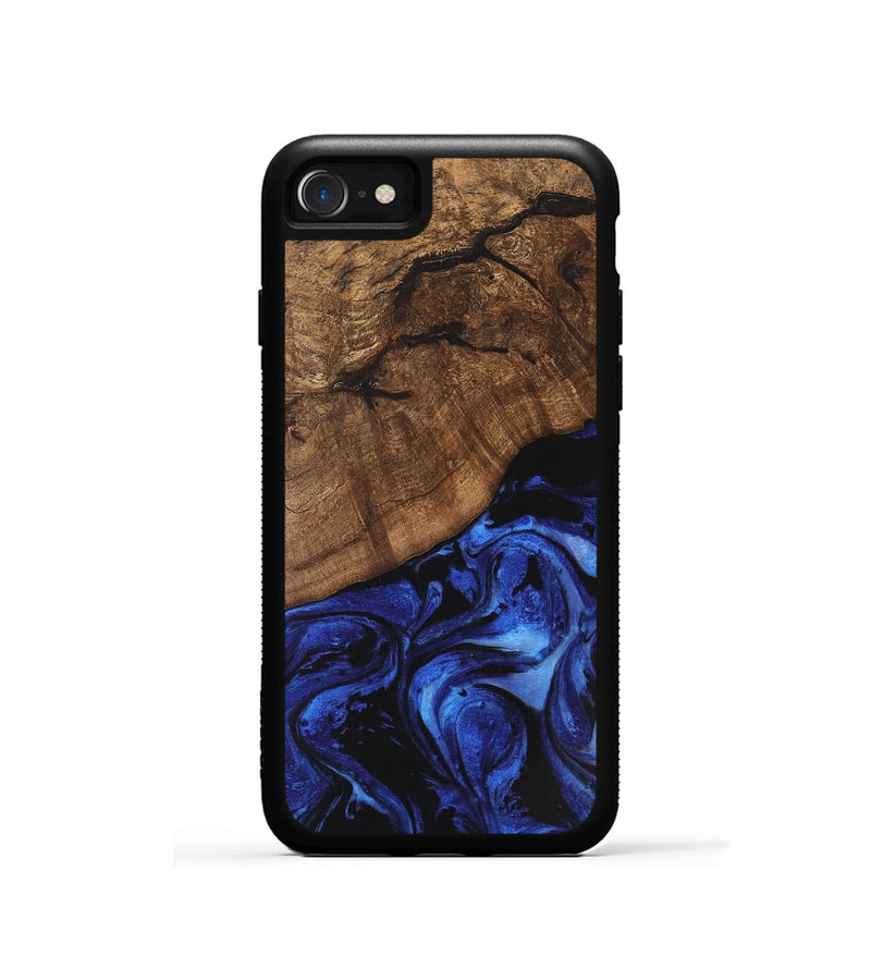 iPhone SE Wood Phone Case - Dariana (Blue, 746399)