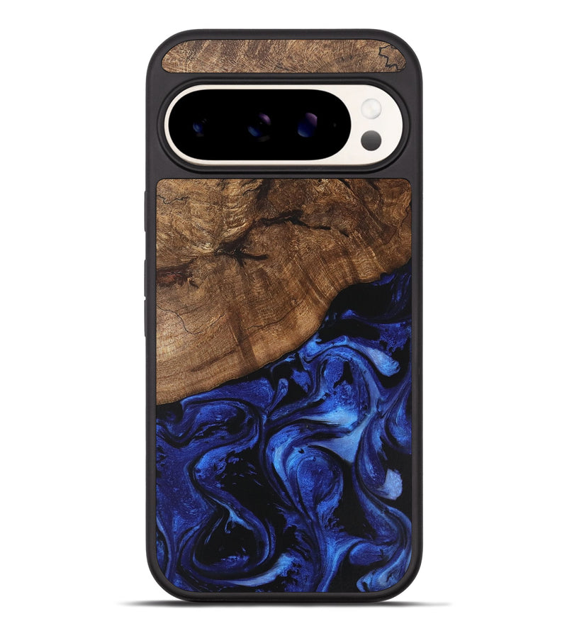 Pixel 9 Pro XL Wood Phone Case - Dariana (Blue, 746399)