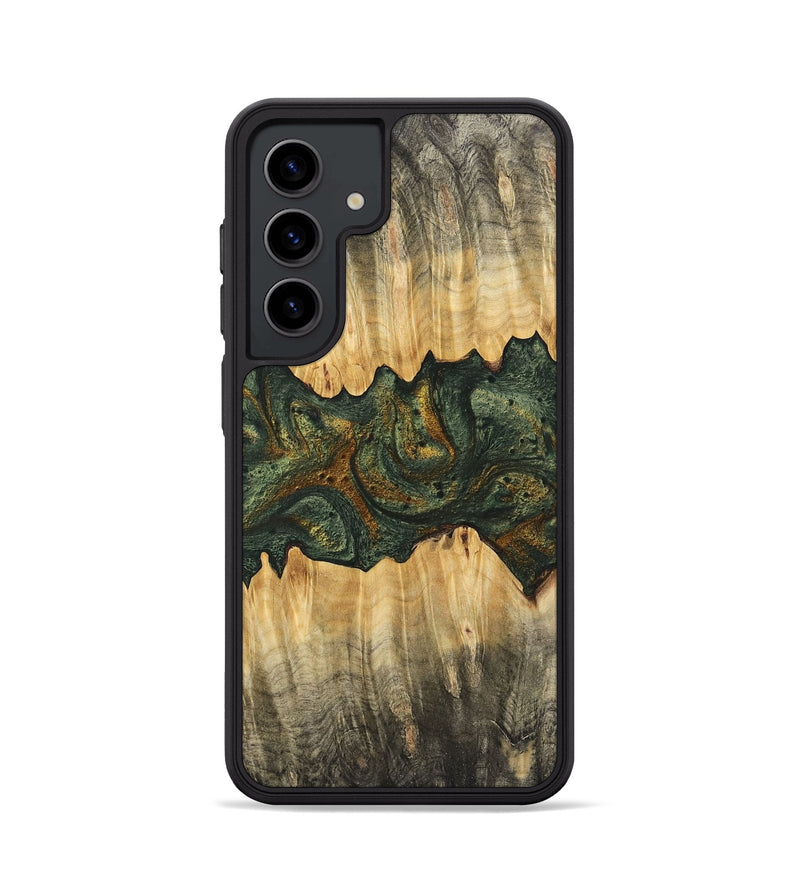 Galaxy S24 Wood Phone Case - Jrue (Green, 746400)