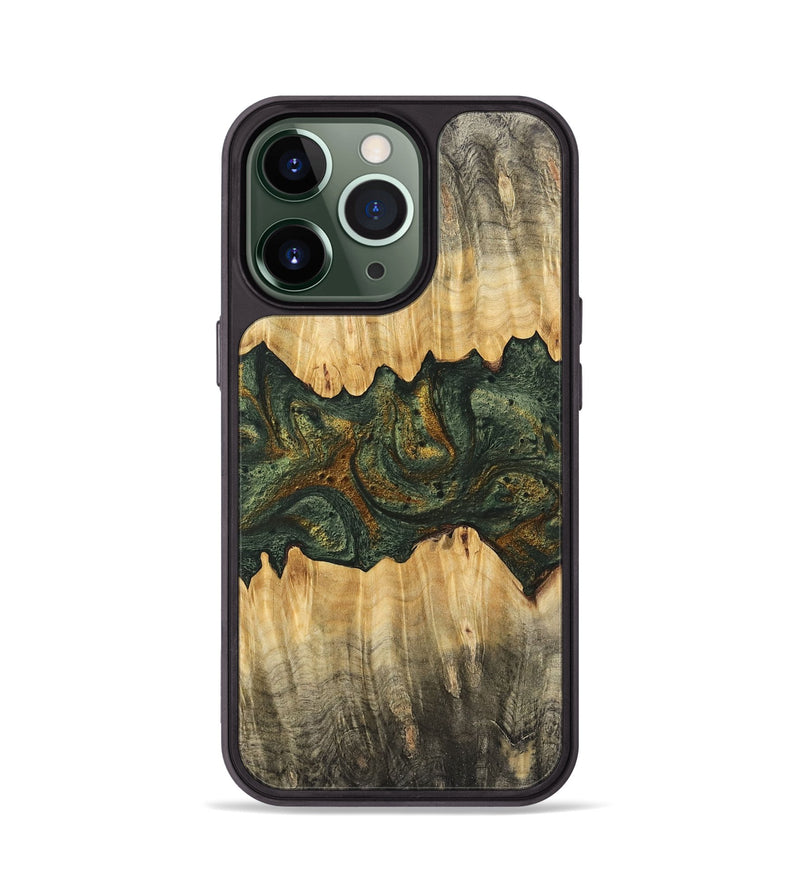 iPhone 13 Pro Wood Phone Case - Jrue (Green, 746400)