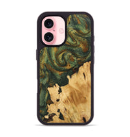 iPhone 16 Wood Phone Case - Eve (Green, 746401)