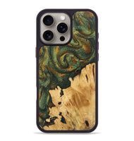 iPhone 16 Pro Max Wood Phone Case - Eve (Green, 746401)