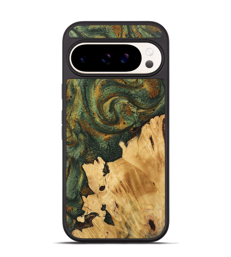 Pixel 9 Wood Phone Case - Eve (Green, 746401)