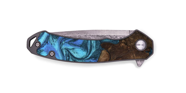 EDC Wood Pocket Knife - Brody (Blue, 746403)