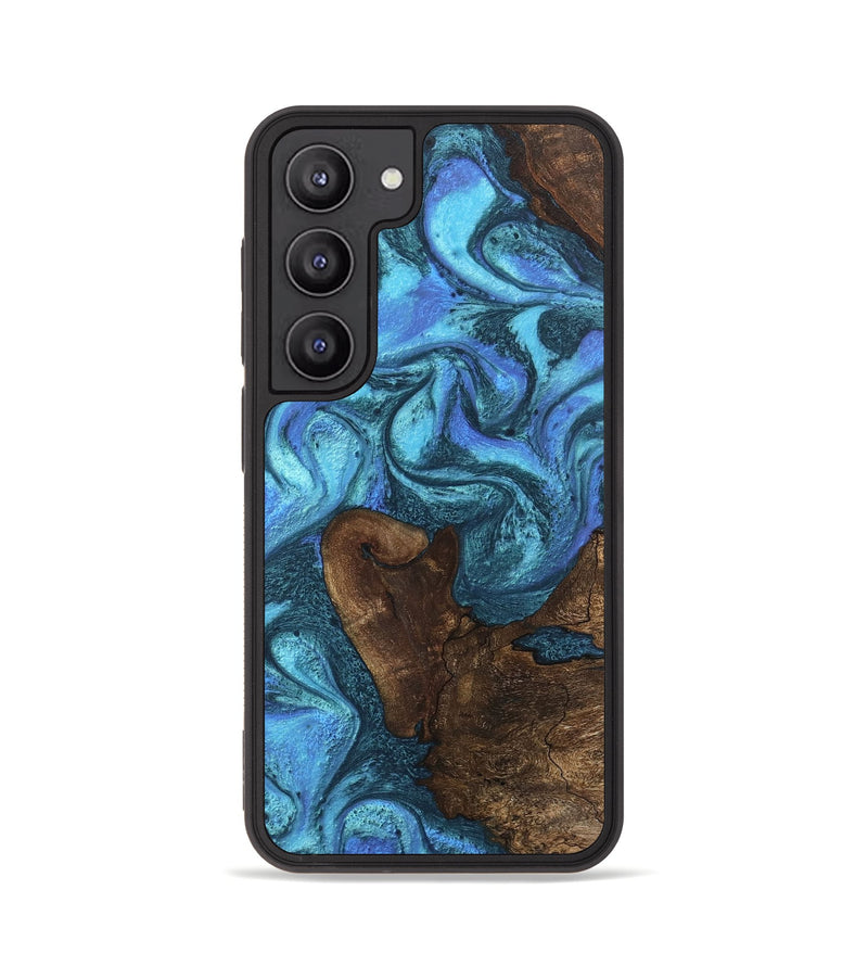 Galaxy S23 Wood Phone Case - Brody (Blue, 746403)