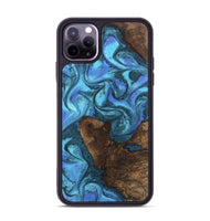 iPhone 11 Pro Max Wood Phone Case - Brody (Blue, 746403)