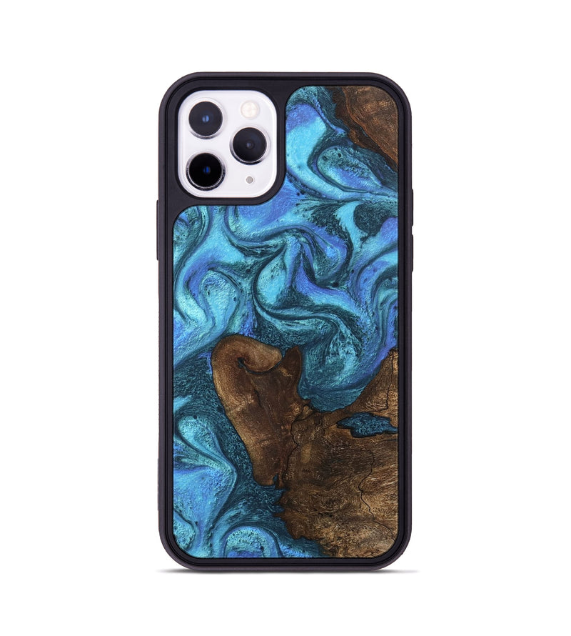 iPhone 11 Pro Wood Phone Case - Brody (Blue, 746403)