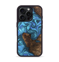 iPhone 16 Pro Wood Phone Case - Brody (Blue, 746403)