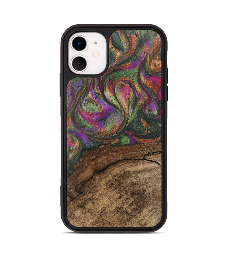 iPhone 11 Wood Phone Case - Oaklyn (Green, 746404)