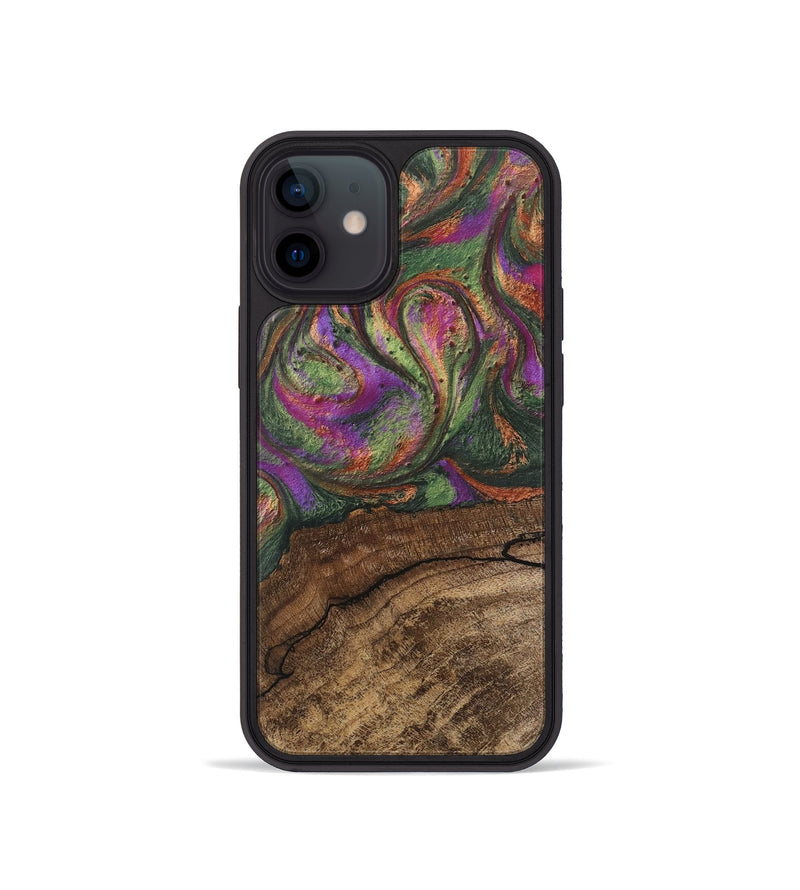 iPhone 12 mini Wood Phone Case - Oaklyn (Green, 746404)