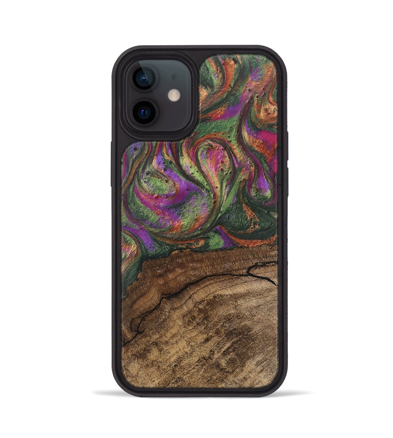 iPhone 12 Wood Phone Case - Oaklyn (Green, 746404)