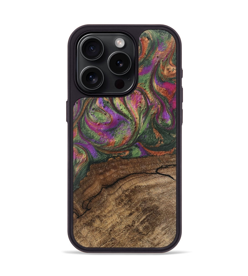 iPhone 15 Pro Wood Phone Case - Oaklyn (Green, 746404)