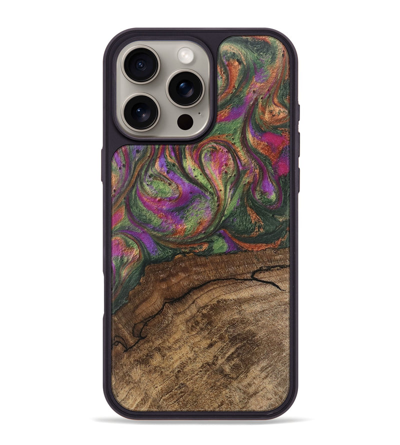 iPhone 16 Pro Max Wood Phone Case - Oaklyn (Green, 746404)