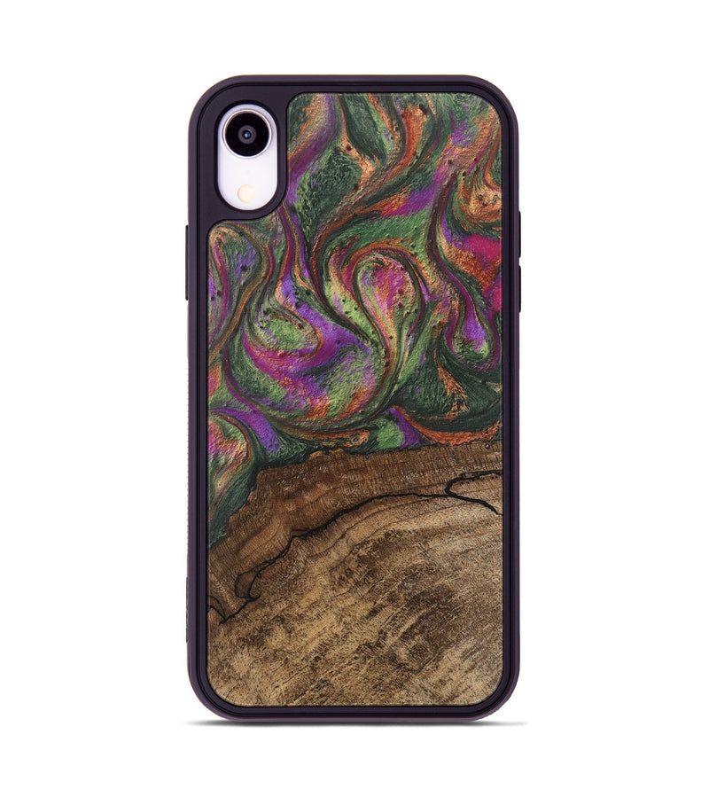 iPhone Xr Wood Phone Case - Oaklyn (Green, 746404)