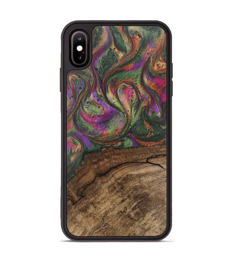 iPhone Xs Max Wood Phone Case - Oaklyn (Green, 746404)