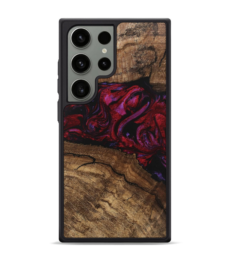 Galaxy S24 Ultra Wood Phone Case - Fiona (Red, 746405)