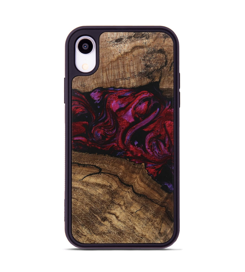 iPhone Xr Wood Phone Case - Fiona (Red, 746405)