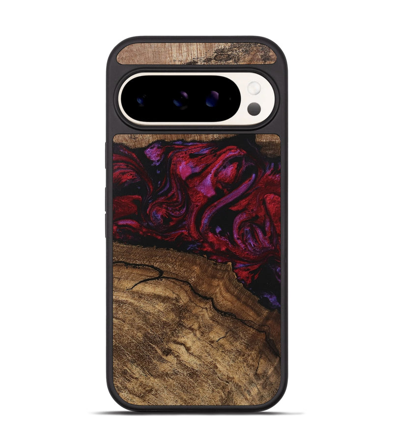 Pixel 9 Pro Wood Phone Case - Fiona (Red, 746405)