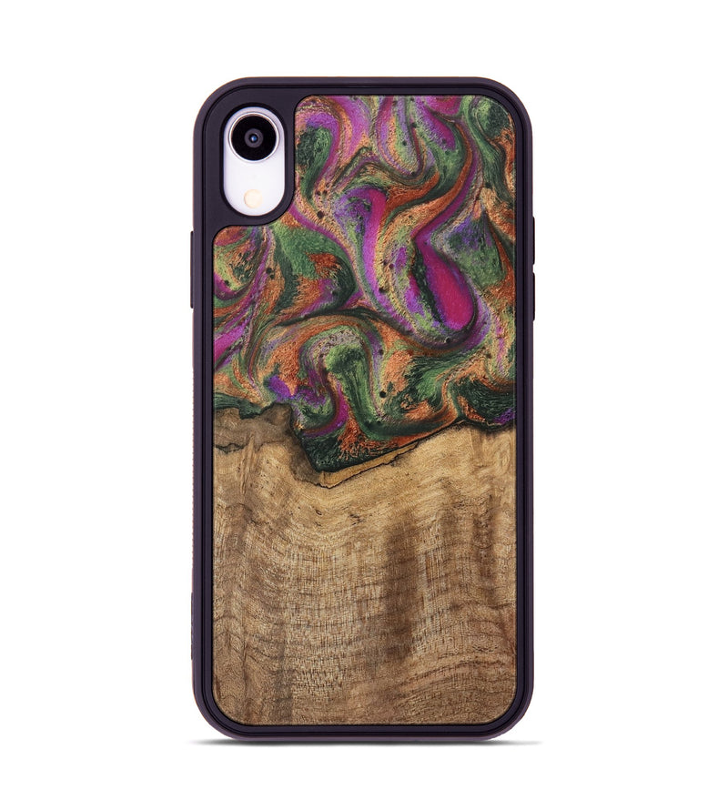 iPhone Xr Wood Phone Case - Alene (Green, 746407)