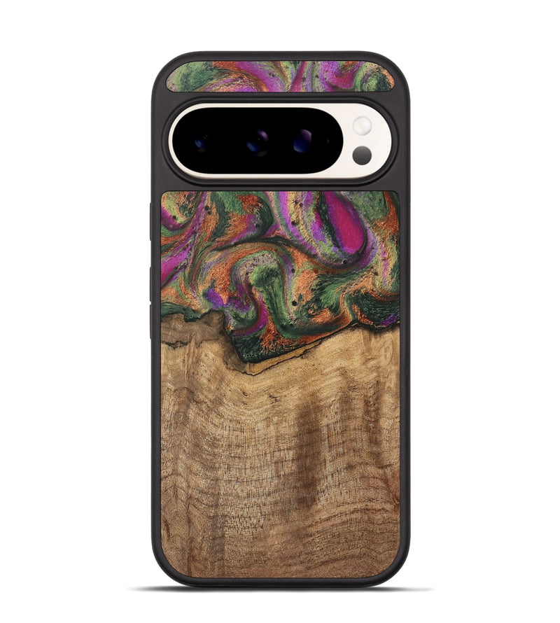 Pixel 9 Wood Phone Case - Alene (Green, 746407)