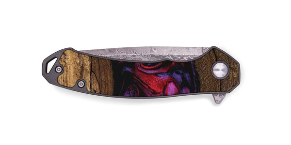 EDC Wood Pocket Knife - Ahmed (Red, 746408)