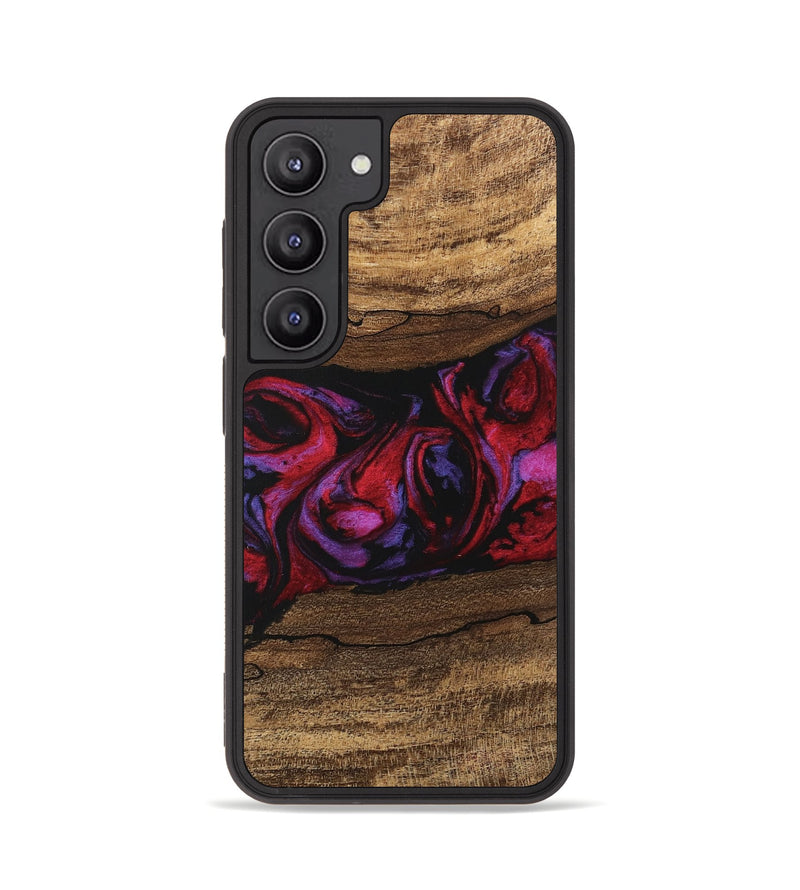 Galaxy S23 Wood Phone Case - Ahmed (Red, 746408)