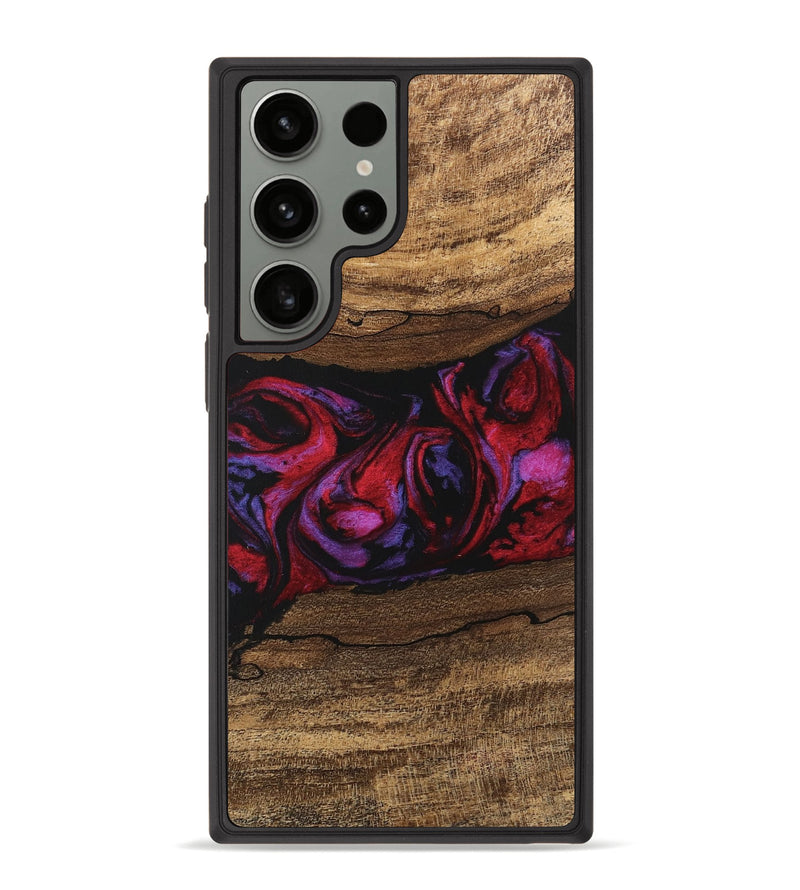 Galaxy S23 Ultra Wood Phone Case - Ahmed (Red, 746408)