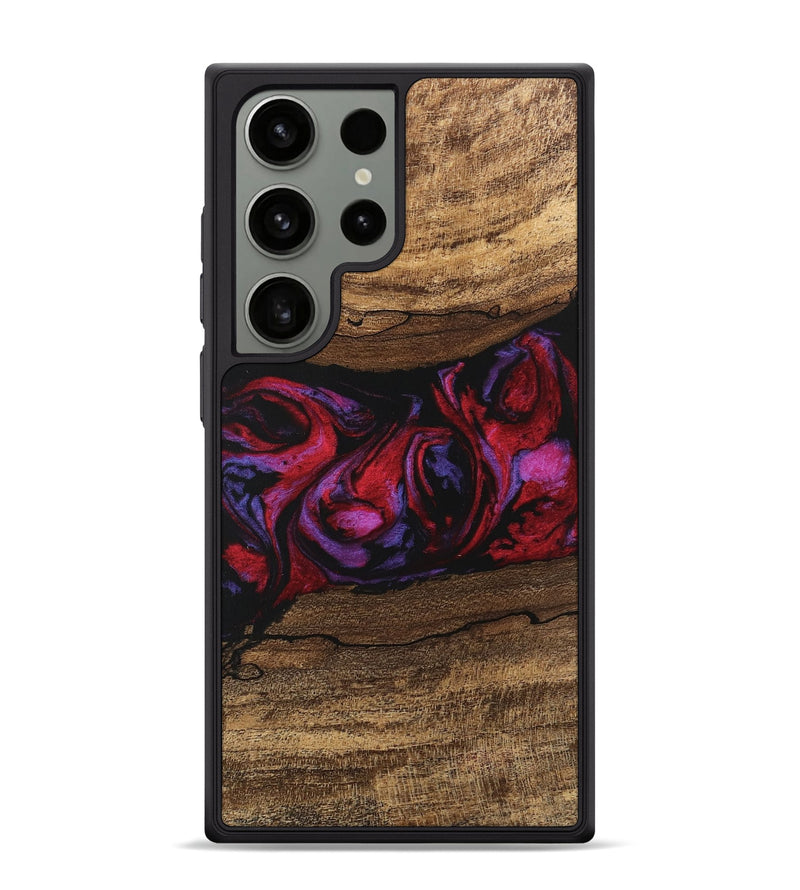 Galaxy S24 Ultra Wood Phone Case - Ahmed (Red, 746408)