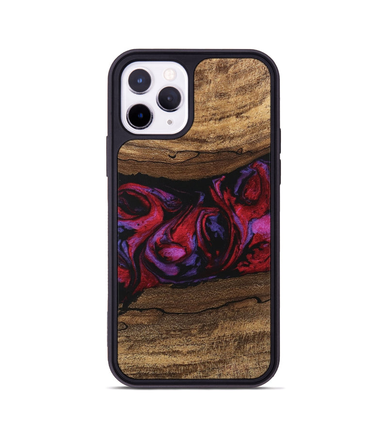 iPhone 11 Pro Wood Phone Case - Ahmed (Red, 746408)