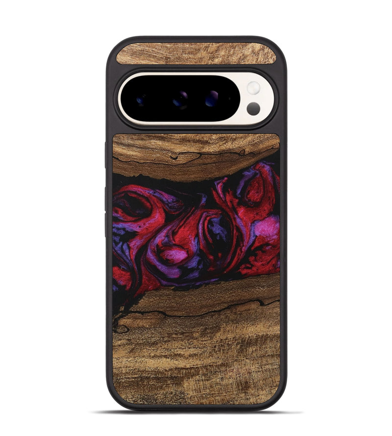 Pixel 9 Pro Wood Phone Case - Ahmed (Red, 746408)