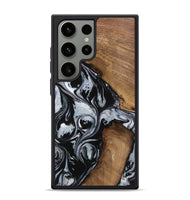 Galaxy S24 Ultra Wood Phone Case - Carrol (Black & White, 746413)