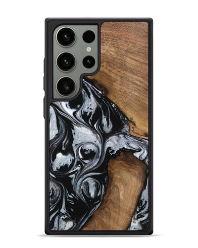 Galaxy S24 Ultra Wood Phone Case - Carrol (Black & White, 746413)