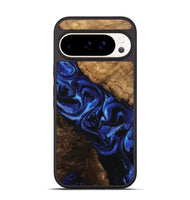 Pixel 9 Wood Phone Case - Kinsey (Blue, 746415)