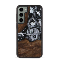 Galaxy S23 Plus Wood Phone Case - Scot (Black & White, 746418)