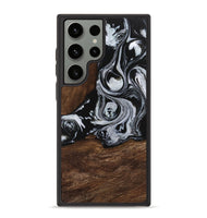 Galaxy S23 Ultra Wood Phone Case - Scot (Black & White, 746418)