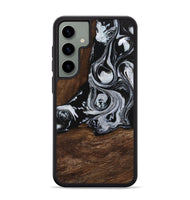 Galaxy S24 Plus Wood Phone Case - Scot (Black & White, 746418)