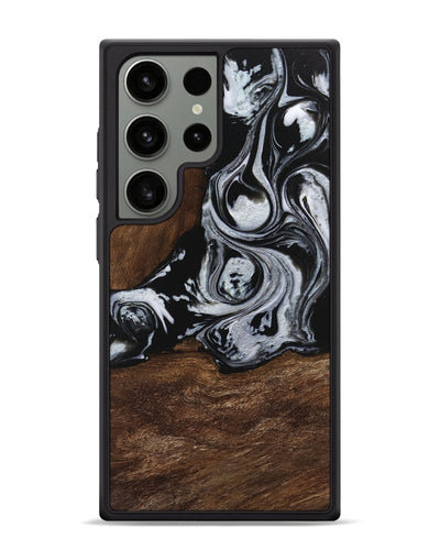 Galaxy S24 Ultra Wood Phone Case - Scot (Black & White, 746418)