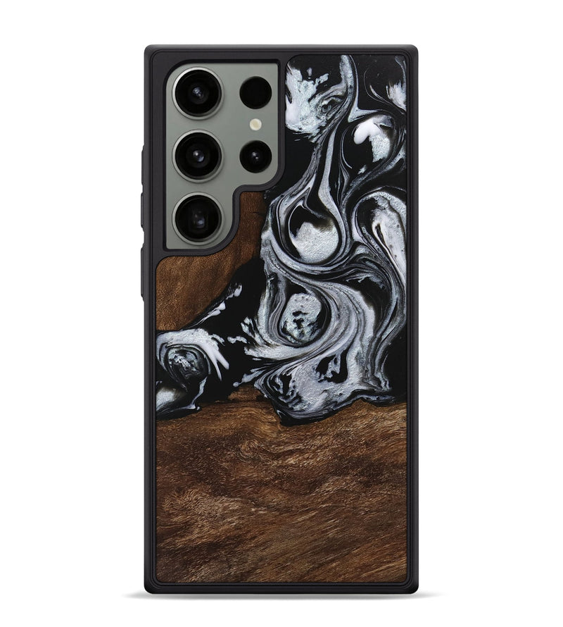 Galaxy S24 Ultra Wood Phone Case - Scot (Black & White, 746418)