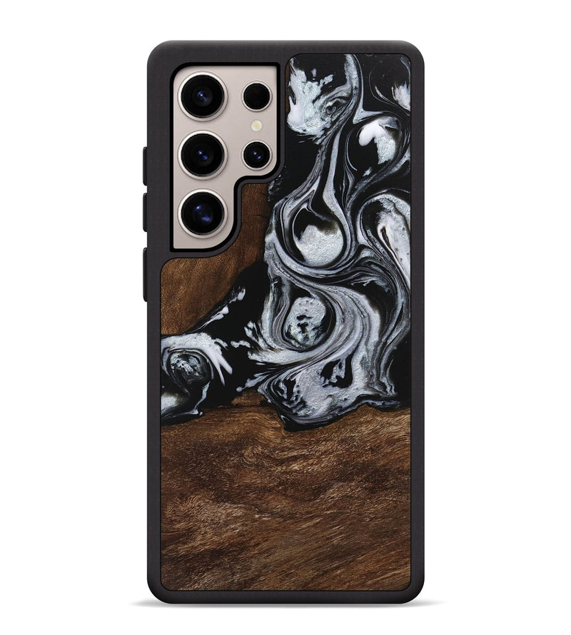 Galaxy S25 Ultra Wood Phone Case - Scot (Black & White, 746418)