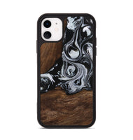 iPhone 11 Wood Phone Case - Scot (Black & White, 746418)